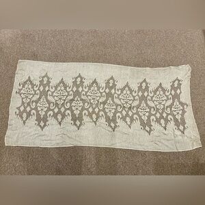INC gorgeous scarf/wrap. Cream design on sheer fabric. Excellent condition.